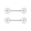 Amazon caliente nuevo mariposa de amor 6 pares anillo de pezón traje de perforación combinación joyería de clavo de pezón de acero inoxidable europeo y americano