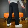 Calça Casual Reta Versátil de Alta Qualidade com Caimento, Moda Tendência de Outono de Alto Padrão para Homens, Personalidade Simples