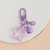 Estrella transparente de cinco puntas de colores 14 mm campana cierre de mosquetón hebilla de puerta colgante de llavero joyería hecha a mano DIY al por mayor no