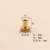 Cobre puro cabeza Heshang pezón de latón clavo hecho a mano DIY equipaje tela accesorios de ferretería tornillo de bolsa