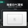 Tomada Padrão Americano 15A Padrão Taiwanês 110V Painel de Interruptores Padrão Americano com Tomada de Parede USB para Uso Doméstico Painel Branco Estilo Americano