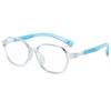 Populares Marcos de Gafas Suaves de Silicona para Clases en Línea de Estudiantes de Primaria, Marcos de Gafas de Dos Tonos Flexibles, Marcos de Gafas Graduadas Ultra-Ligeros para Niños