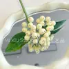 Material de flor de simulação branca com sonho branco puro decoração de casamento ao ar livre layout de cena interna flores artificiais atacado