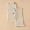 Guantes 100% Cachemir para Hombres y Mujeres, Cálidos Guantes de Invierno Tejidos de Cachemir Puro Sin Dedos, Guantes de Cachemir de Cinco Dedos para Exportación