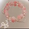 Pulsera de esmalte coloreado para mujer verano color dopamina temperamento fresco pequeño blanco amigas estudiante pulsera regalo mayoreo