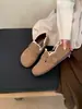 Zapatos Birkenstock de piel genuina con ribete de encaje, modelo de otoño nuevo de suela blanda vintage, zapatos Birkenstock de suela blanda completamente cerrados, zapatos de pescador, zapatos de vestir
