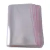 2 Sacos Opp de Yiwu Transparentes Autoadesivos para Embalagem Tamanho A4 com Padrão de Logo Impresso 22*34 (100 Peças)
