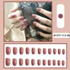 Uñas Vestibles Listas para Año Nuevo, Parches de Uñas Postizas Desmontables, Piezas de Uñas con Arte de Uñas Estilo Corto de Alta Gama, Venta al por Mayor desde el Fabricante