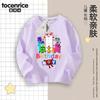 Numberblocks Bloques de Construcción Digitales Camiseta de Manga Larga para Niños Ropa para Niñas Top para Niños Manga Raglán Ropa para Bebé