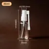 Botella con Atomizador Basculante, Botella con Atomizador de Trompa de Elefante, Botella con Atomizador Lateral, Botella Transparente Recargable, Botella con Atomizador Nasal y Oral, Atomización de 360 Grados para Nariz y Boca