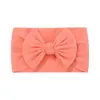 Diadema Elástica de Nylon Tejida a Mano de Color Sólido con Lazo de Ala Ancha para Niños, Amazon Europeo y Americano Transfronterizo, Accesorios para el Cabello Infantil 228