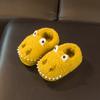 Pantuflas de Algodón Forradas de Felpa Especial de Liquidación de Invierno Lino para Primavera y Otoño Pantuflas Infantiles Lindas para Bebé Suela Suave Tela de Dibujos Animados para Niña
