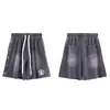 Shorts Esportivos Masculinos de Secagem Rápida com Estampa de Chamas Verão 2025 Calças Casuais Tendência de Cinco Pontos