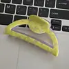 Clip de Color Crema Ins, Clip para Cabello Dulce y Versátil, Clip Grande de Tiburón, Clip para la Parte Posterior de la Cabeza, Accesorios para el Cabello, Estilo Ins