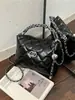 Bolso Tote Acolchado Estilo Chanel Vintage con Cadena 2026 Nuevo Bolso para Mujer Versátil para el Trabajo Bolso tipo Cubo para Hombro