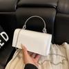 Bolsa Tote Pequena Feminina Moderna para Sair 2025 Nova Fresca Transversal Versátil Cor Sólida Ins Moda Corrente Bolsa Quadrada Pequena