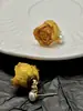 Estilo Floresta Simples Elegante Feito à Mão Flor Imortal Brincos de Flor Real Design Nicho Retro Suave Brincos de Pérola de Água Doce