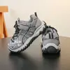 Tênis dad shoes infantil 2026 outono novo estilo tênis esportivo casual de malha para meninos tênis versátil estilo coreano para meninas para atividades ao ar livre e corrida