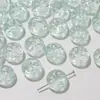 10 Cuentas de Gelatina de Verano Vidrio Transparente Patrón Doble Recto Cuentas Pulsera de Cuentas de Vidrio Cuentas Sueltas DIY Hecho a Mano