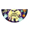 Bandeira em Forma de Leque Nova de Halloween Transfronteiriça Festival dos Fantasmas Fantasma Estampa Criativa Decorações de Cerca para Festa de Halloween