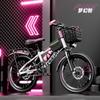 Bicicleta Infantil Feige Freio a Disco Absorção de Choque 18/20/22 polegadas Estudantes Masculinos e Femininos, Crianças Médias e Grandes 8-10-12 Anos de Idade Velocidade Variável