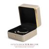 Caja de joyería Kaituo con borde dorado, caja para anillos, colgantes, pulseras de piel PU con esquinas redondeadas, caja de embalaje para joyería, al por mayor, en stock