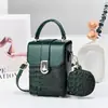 Bolsa transversal feminina bolsa pequena bolsa de ombro única feminina bolsa de mão feminina versátil temperamento novo estilo coreano moderna tempo transfronteiriça
