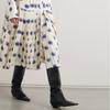 Estilo Europeu e Americano novo veludo de vaca estilo Europeu e Americano botas de cano alto bico quadrado elegante manga salto grosso salto baixo botas da moda super plus size