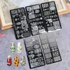 Suministro Transfronterizo de Juegos de Placas de Estampado para Uñas, Plantillas DIY de Transferencia para Uñas, Venta al por Mayor de Fabricantes