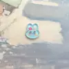 Botones de Conejo Impresos de Dos Ojos Estilo Lindo y Fresco Botones de Cabeza de Conejo de Dibujos Animados para Ropa Infantil Suéter Cárdigan Vestido Botones Decorativos