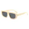 Nuevas gafas de sol de moda con montura pequeña, gafas de sol de ocio transfronterizas de Europa y Estados Unidos, gafas de sol de red de tendencia de doble haz rojo con gafas de sol al por mayor