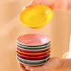 Plato para Salsa de Cerámica de Alto Valor Hogar Creativo Plato para Condimentos de Hot Pot Plato para Vinagre Plato para Condimentos Plato Pequeño Plato para Snacks