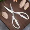Tijeras de Cocina de Acero Inoxidable de Suministro Directo Guanglong, Tijeras Multifuncionales para Alimentos para Uso Doméstico, Tijeras Comerciales para Barbacoa, Venta al por Mayor y Personalización