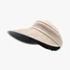 Sombrero de Sol de Verano para Mujer con Ala Ancha para Salidas a la Playa, Sombrero de Sol Deportivo Transpirable y Versátil
