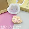 Molde de silicona con forma de gatito de dibujos animados, para hacer tú mismo, decoración de pasteles de chocolate, herramientas para hornear, molde de jabón de yeso