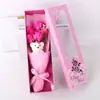Día de la Madre Boda Regalo Creativo Flor de Jabón Ramo de Rosas Caja de Regalo 520 Regalo para Amigos Hombres y Mujeres Regalo de Cumpleaños para Esposa