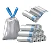 Bolsas de Basura con Cordón Libres de Desgarros, Engrosadas de 3 Capas, con Asas, para Cocina del Hogar, Extra Gruesas, para Habitaciones de Hotel, Bolsas de Limpieza