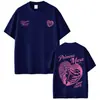 Omarcourtzprimeramusa Camiseta de Merchandise da Turnê do Álbum Moda Hip-Hop para Homens e Mulheres Camiseta Casual de Verão