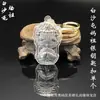 Pingente chaveiro com folha de ouro versão Q de desenho animado Baishatun Mazu, pingente de corrente para celular, borda de pingente Mazu, lembrança