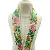 Huwei Ogensa Estilo Nacional Color Flor Bordado Encaje 5CM de Ancho Disfraz Étnico Hanfu Cheongsam Accesorios