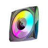 Ventilador de Caja Cool Moon Ling Yue 12cm Argb Aurora Asíncrono de Alto Rendimiento Ultra Silencioso para Refrigeración de Host de Computadora