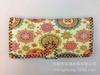 Billetera hecha a mano bolso de mano para mujer estampado nuevo PU tarjetero caricatura estilo étnico billetera floral