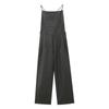 Love and Nancy Treze Linhas Minimalista Estilo Verão Design de Nicho Retro Macacão de Trabalho Wide-Leg para Mulheres 11399