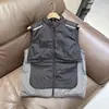Alternativa sin marca al mismo estilo que Runjia, Chaleco sin mangas con cuello alto, Chaleco de exterior cortavientos y cálido, Chaqueta de moda para hombre