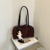 Bolso tote de estilo coreano, de alta gama, ligero y lujoso con acabado mate para mujer, perfecto para otoño, con gran capacidad, diseño de bolso Boston, adecuado para uso casual y para ir al trabajo