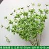Plantas Verdes Flores Artificiales Hierba Aspargo Colgante Decoración de Fondo de Arte Floral para Bodas Flores Falsas Estilo Bosque Escenario de Boda Arreglo Floral