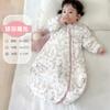 Saco de dormir todo en uno para bebé de algodón puro con mangas desmontables, tipo otoño e invierno, colcha acolchada anti-patadas, saco de dormir para bebé, Ropa para niños Anyang