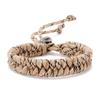 2022 nueva joyería transfronteriza europea y americana pulsera tejida a mano pulsera de cuerda de paracaídas de camuflaje para exteriores cuerda de mano simple para hombres y mujeres