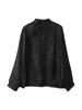 Nova Blusa Feminina Estilo Chinês, Top Estilo Nacional, 100% Seda de Amora, Gola Alta, Camisa Base de Seda de Manga Longa