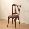 Cadeira de jantar em madeira maciça nórdica estilo vintage com encosto cadeira de restaurante hotel cadeira trançada em rattan mesa e cadeiras de jantar para casa cadeira de lazer para café